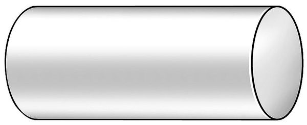 Off White Nylon 6/6 Rod Stock 1 ft. L, 1