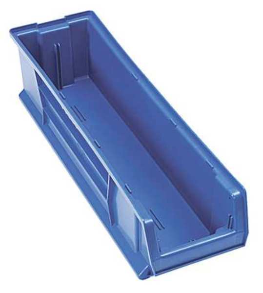 Storage Bin, Yellow, Polypropylene/Polyethylene, 29 7/8 in L x 18 1/4 in W x 12 in H
