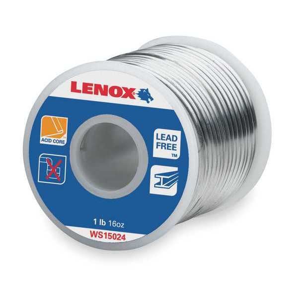 Lead Free Solder, Dia 0.118 In, 1lb