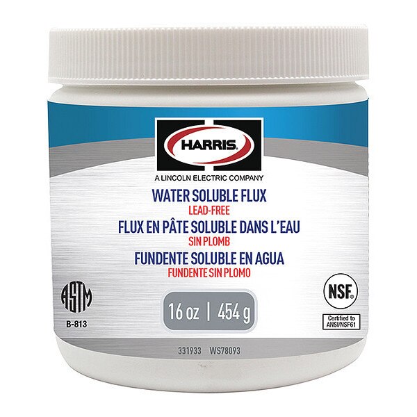 Water Soluble Lead Free Flux, 16 Oz