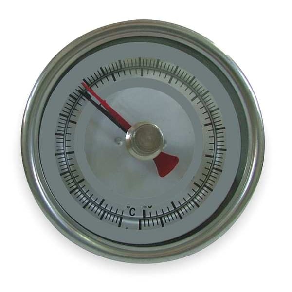 Bimetal Thermom, 3 In Dial, 50 to 300F