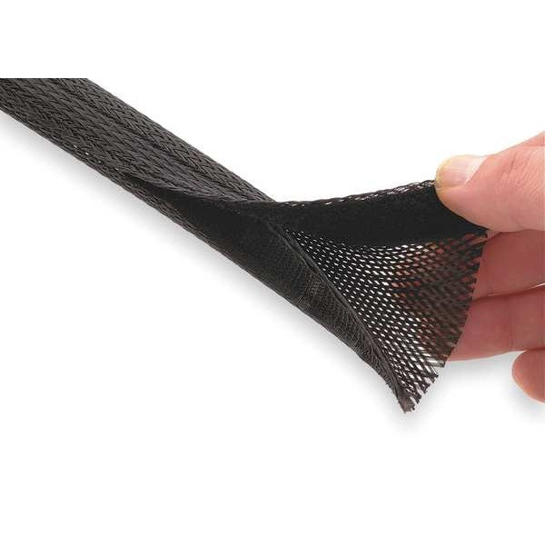 Sleeving, 0.500 In., 25 ft., Black