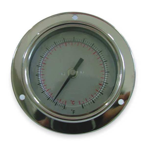 Bimetal Thermom, 2-1/2 In Dial, 0to200F