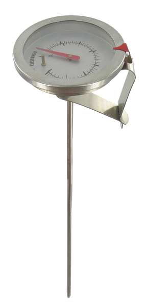 Bimetal Thermom, 3 In Dial, 50 to 400F