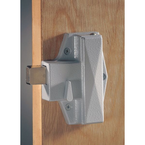 Pushbutton Deadbolt, Satin Chrome