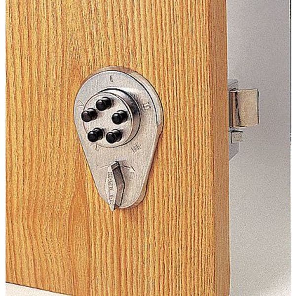 Pushbutton Deadbolt, Satin Brass