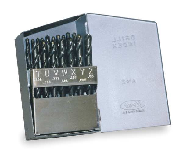 26PC 118Â° General Purpose Jobber Lengh Drill Set Chicago-Latrobe 150 Steam Oxide HSS A - Z