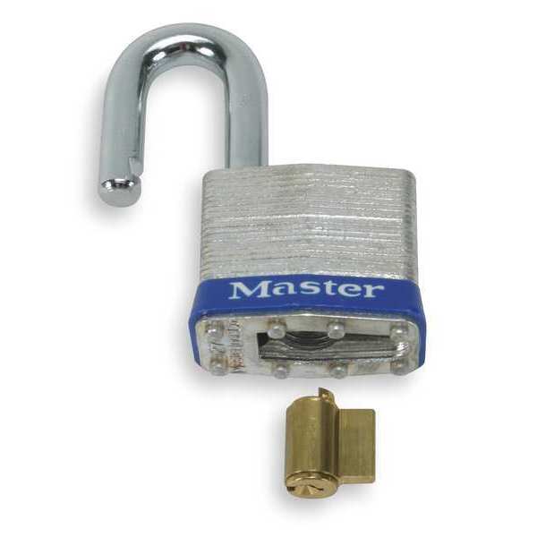 Padlock, Keyed Alike, Standard Shackle, Round Steel Body, Boron Shackle, 7/8 in W