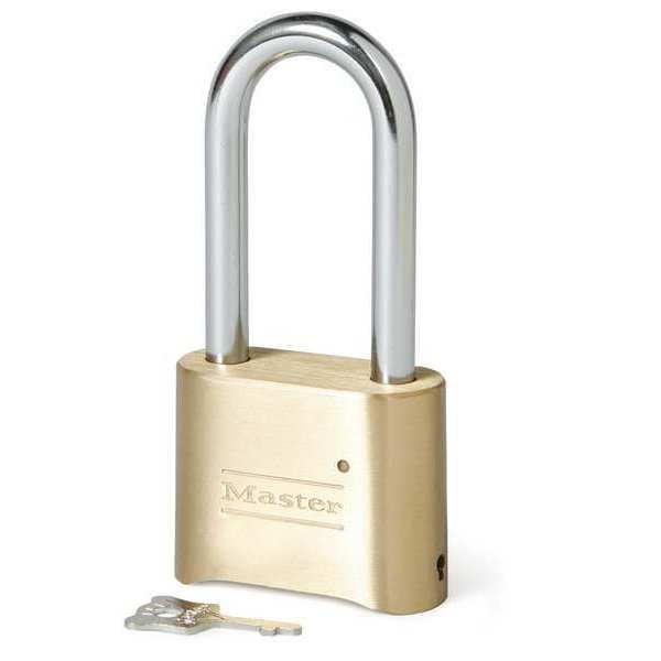 Combination Padlock, Bottom, Brass
