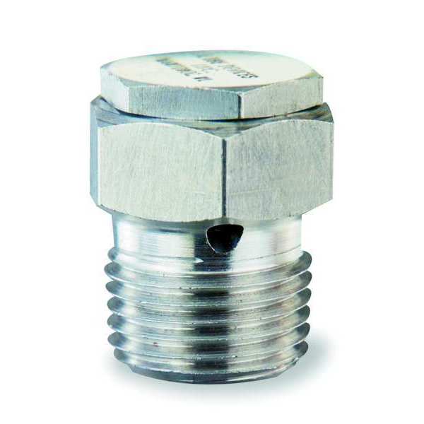 Filter Vent, 1/2, Dia Hex Flats 15/16 In