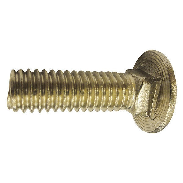 Carriage Bolt, 1/4-20x2 1/2 L, Pk25