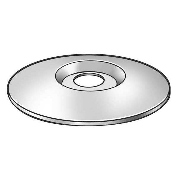 Grating Clip, For Screw Size 1/4 in, Carbon Steel, Galvanized, 100 PK