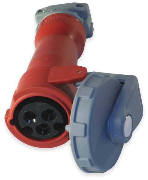 IEC Pin and Sleeve Connector, 20A, 480V