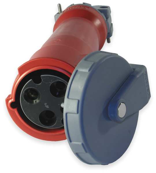 IEC Pin and Sleeve Connector, 100A, 480V