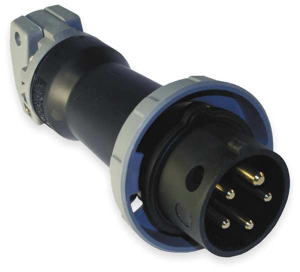 IEC Pin and Sleeve Plug, 4P, 5W, 20A, 600V