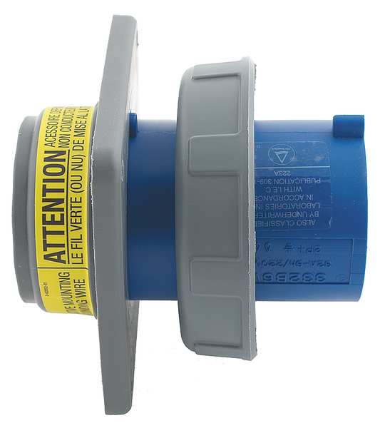 IEC Pin and Sleeve Inlet, 125A, 240/415V