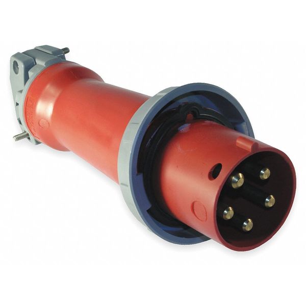 IEC Pin and Sleeve Plug, 4P, 5W, 20A, 480V