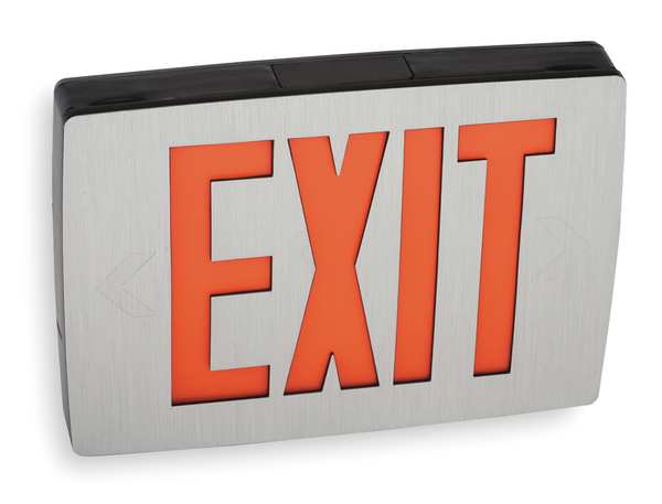 Ext Sgn, Alum, Black, 11 3/4in, 3W