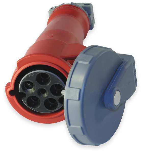 IEC Pin and Sleeve Connector, 60A, 480V