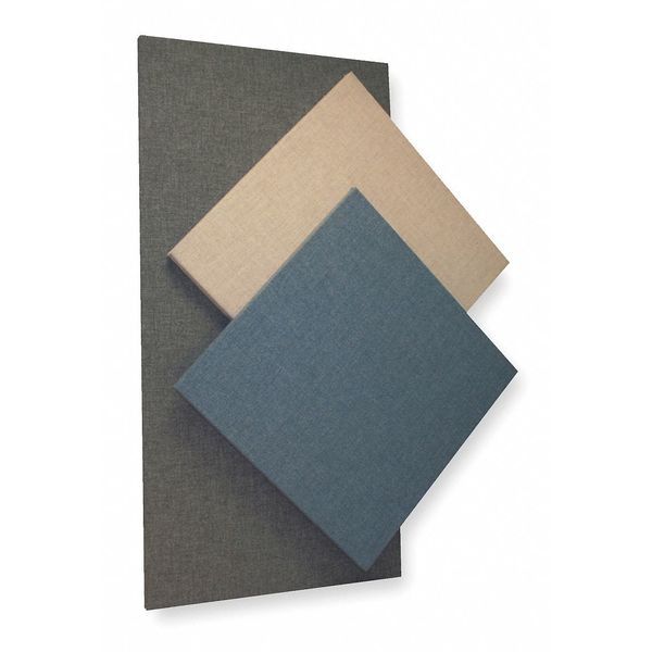 Acoustic Panel, Decorative, Gray, 4 sq.ft.