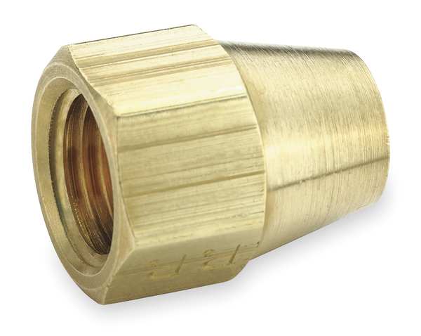 Short Nut, 45deg, Brass, Tube, 1/2 In., PK10