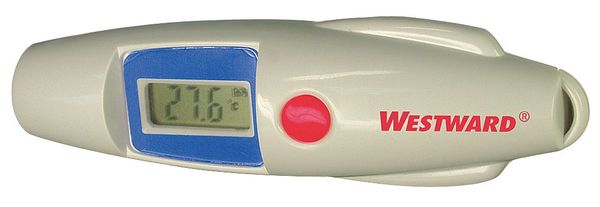 Infrared Thermometer, LCD, -28 Degrees  to 230 Degrees F, Single Dot Laser Sighting