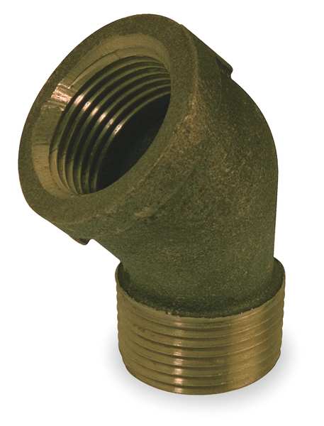Red Brass 45 Degrees Street Elbow, MNPT x FNPT, 1/4