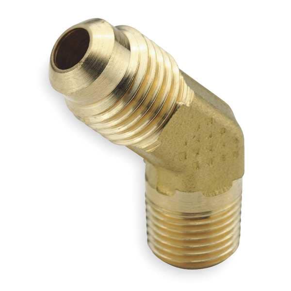Male Elbow, 45deg, Brass, Tube x MNPT, PK10