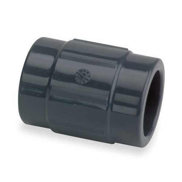 PVC Coupling, Socket x Socket, 2-1/2 in Pipe Size