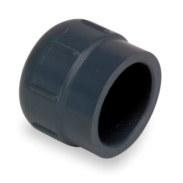 PVC Cap, Socket, 3 in Pipe Size