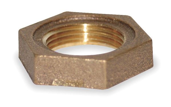 Red Brass Locknut, FNPT, 1/2