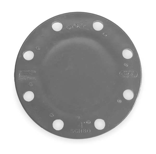 CPVC Blind Flange, Schedule 80, 4