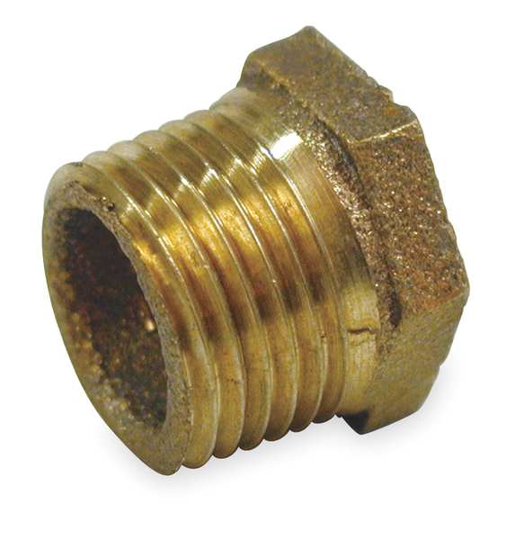 Red Brass Hex Bushing, MNPT x FNPT, 3/4