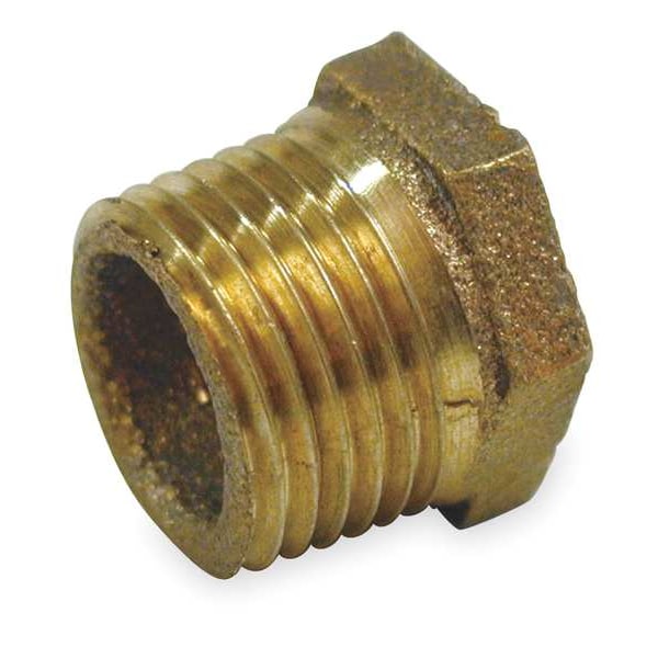Red Brass Hex Bushing, MNPT x FNPT, 3/4