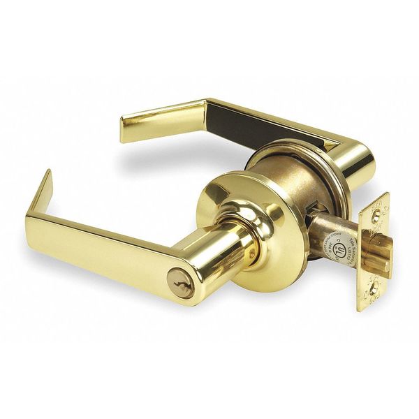 Lever Lockset, Mechanical, Entrance, Strike Type: T Strike