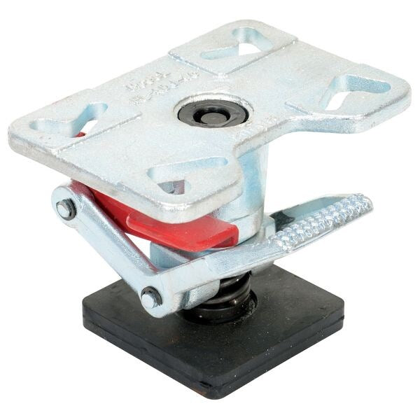 Adjustable Floor Lock, Top Plate, 8 in.