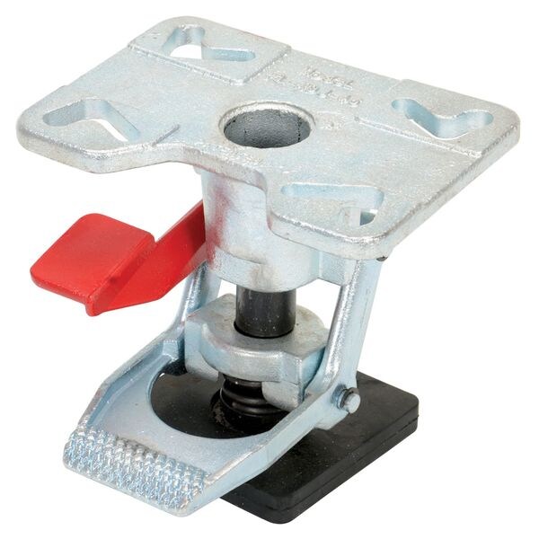 Adjustable Floor Lock, Top Plate, 8 in.