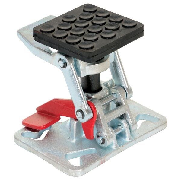 Adjustable Floor Lock, Top Plate, 8 in.