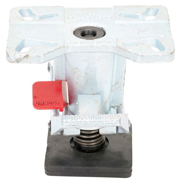 Adjustable Floor Lock, Top Plate, 11-1/2in