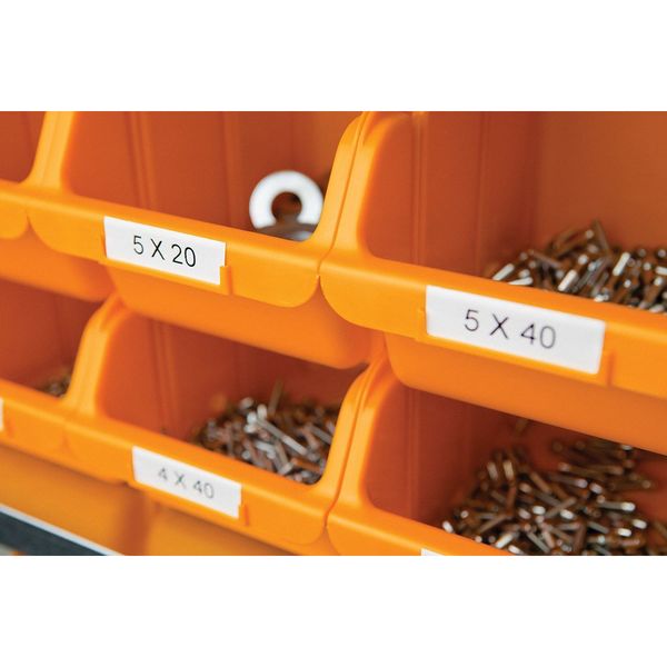 Rhinoâ¢ Label Cartridge, Black/White, 18 ft. L