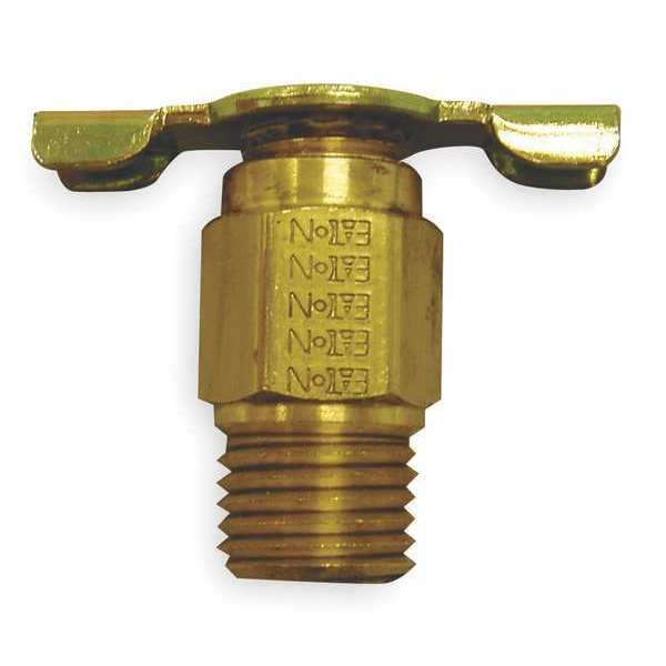Drain Cock, Brass, MNPT, 1/8 In