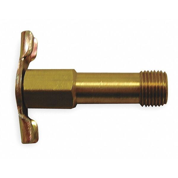 Drain Cock, Brass, MNPT, 1/8 In