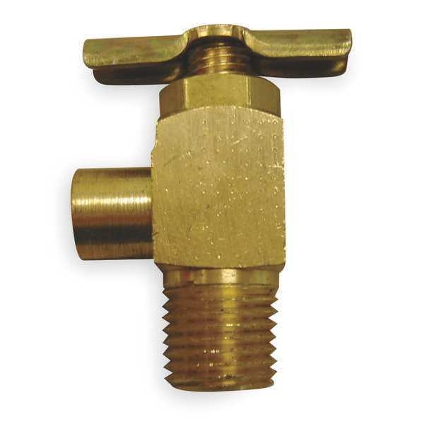 Drain Cock, Brass, MNPT, 1/8 In