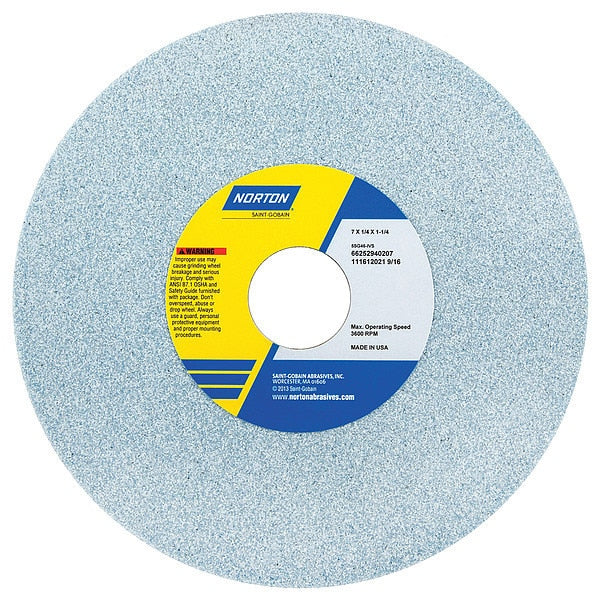 Grinding Wheel, T1, 7x1/4x1.25, CA, 46G, PK5
