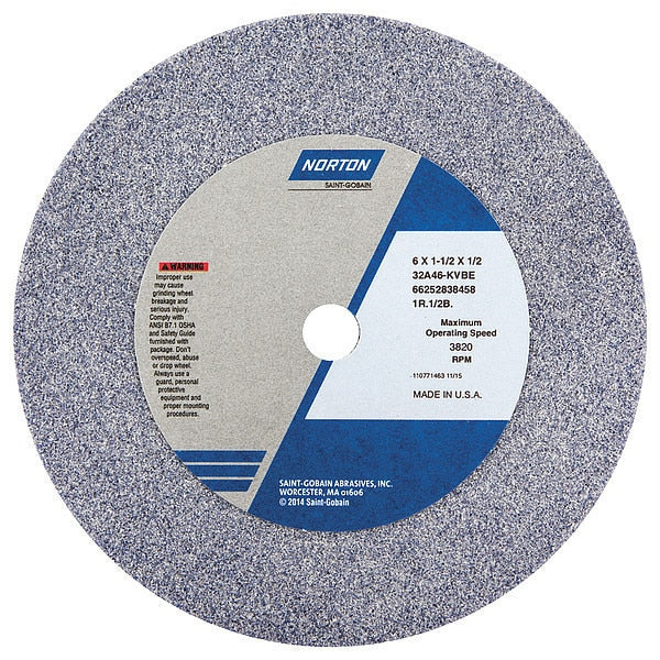 Straight Cup Wheel, 6 Diax1.5 Tx1/2AH, PK5