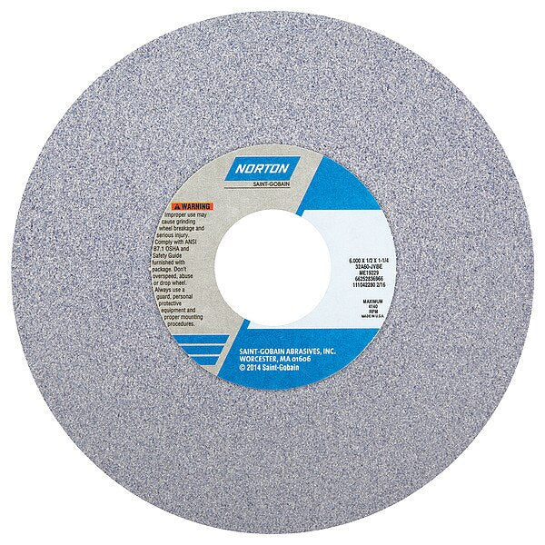 Dish Grinding Whl, 6x1/2x1-1/4, AO, 60G, PK5