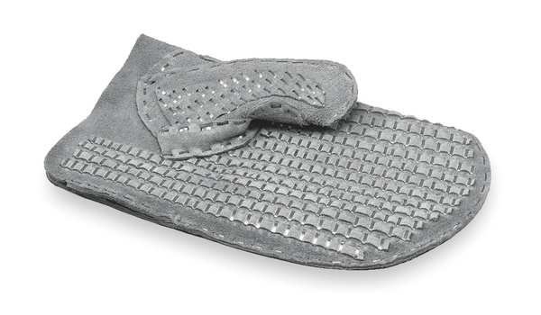 Drain Cleaning Mitt, Right-Hand, Leather with Steel Studs