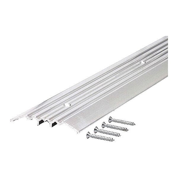 Saddle Threshold, Fluted Top, 3 ft., Alum