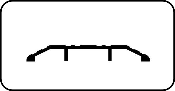 Saddle Threshold, Fluted Top, 3 ft., Alum