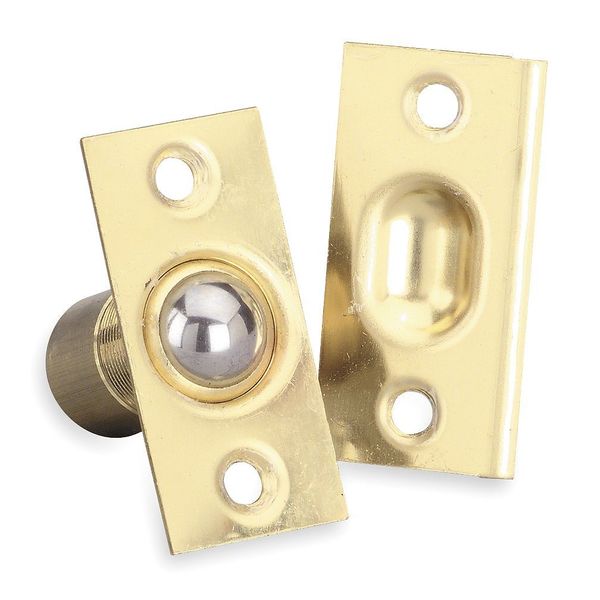 Grab Catch, Pull-to-Open, Ball, Catch/Latch Finish: Brass